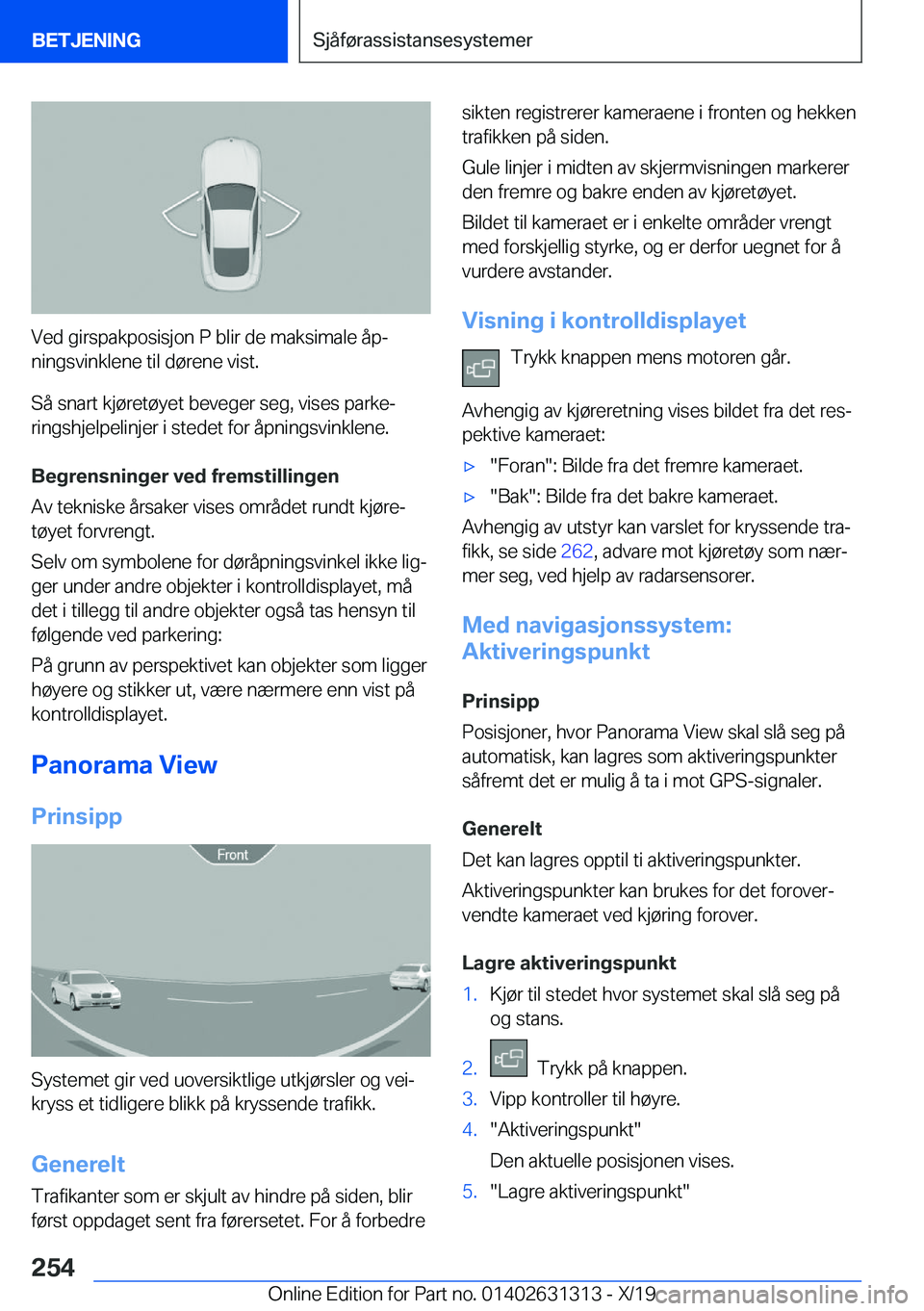 BMW M8 2020  InstruksjonsbØker (in Norwegian) �V�e�d��g�i�r�s�p�a�k�p�o�s�i�s�j�o�n��P��b�l�i�r��d�e��m�a�k�s�i�m�a�l�e��å�pj�n�i�n�g�s�v�i�n�k�l�e�n�e��t�i�l��d�