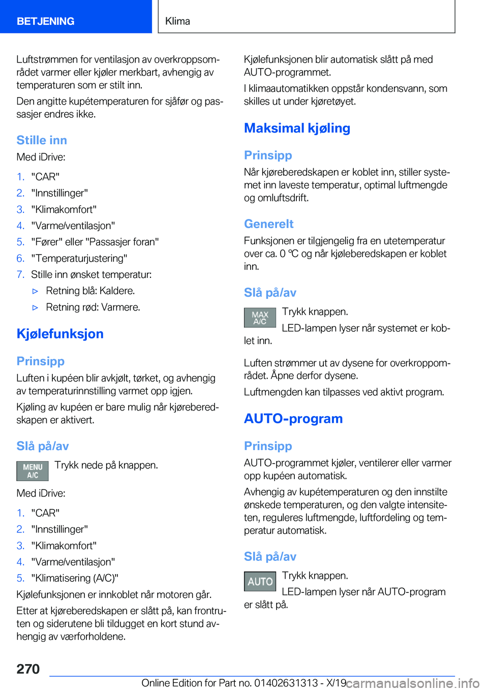 BMW M8 2020  InstruksjonsbØker (in Norwegian) �L�u�f�t�s�t�r�