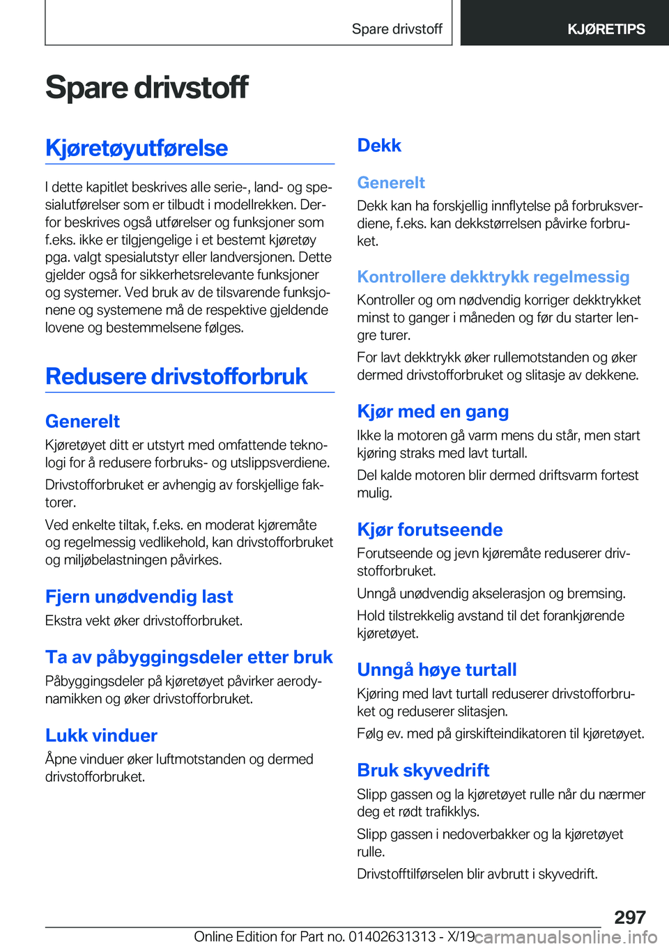 BMW M8 2020  InstruksjonsbØker (in Norwegian) �S�p�a�r�e��d�r�i�v�s�t�o�f�f�K�j�