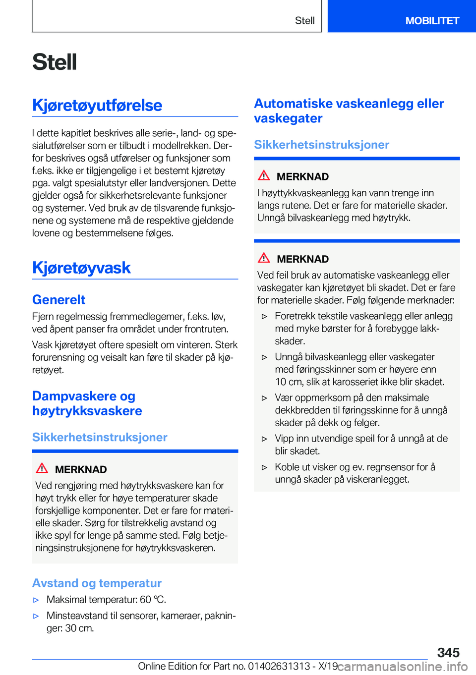 BMW M8 2020  InstruksjonsbØker (in Norwegian) �S�t�e�l�l�K�j�