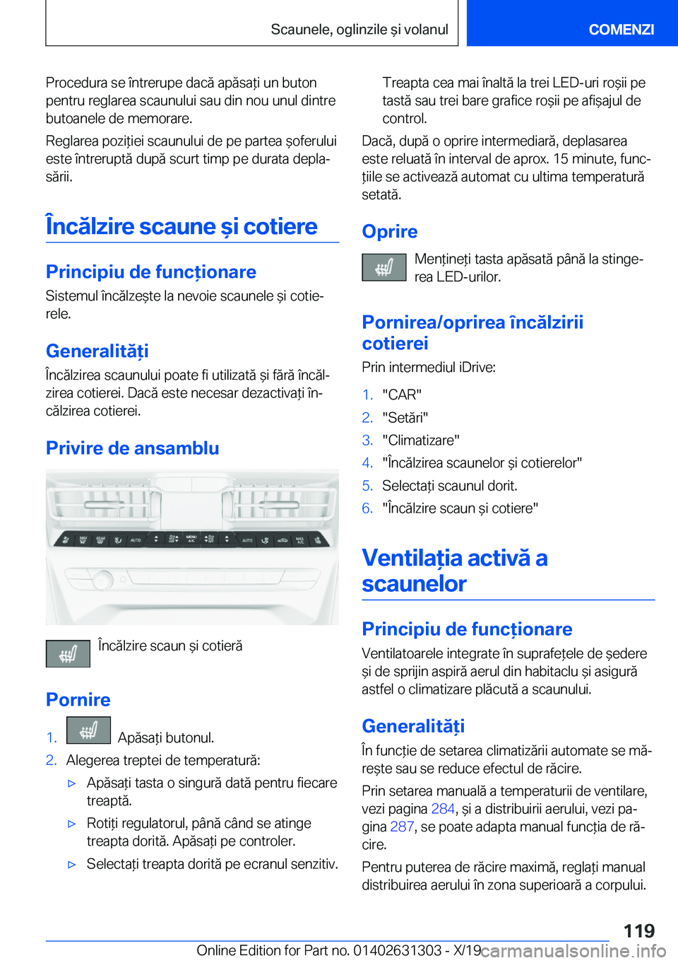 BMW M8 2020  Ghiduri De Utilizare (in Romanian) �P�r�o�c�e�d�u�r�a��s�e��
