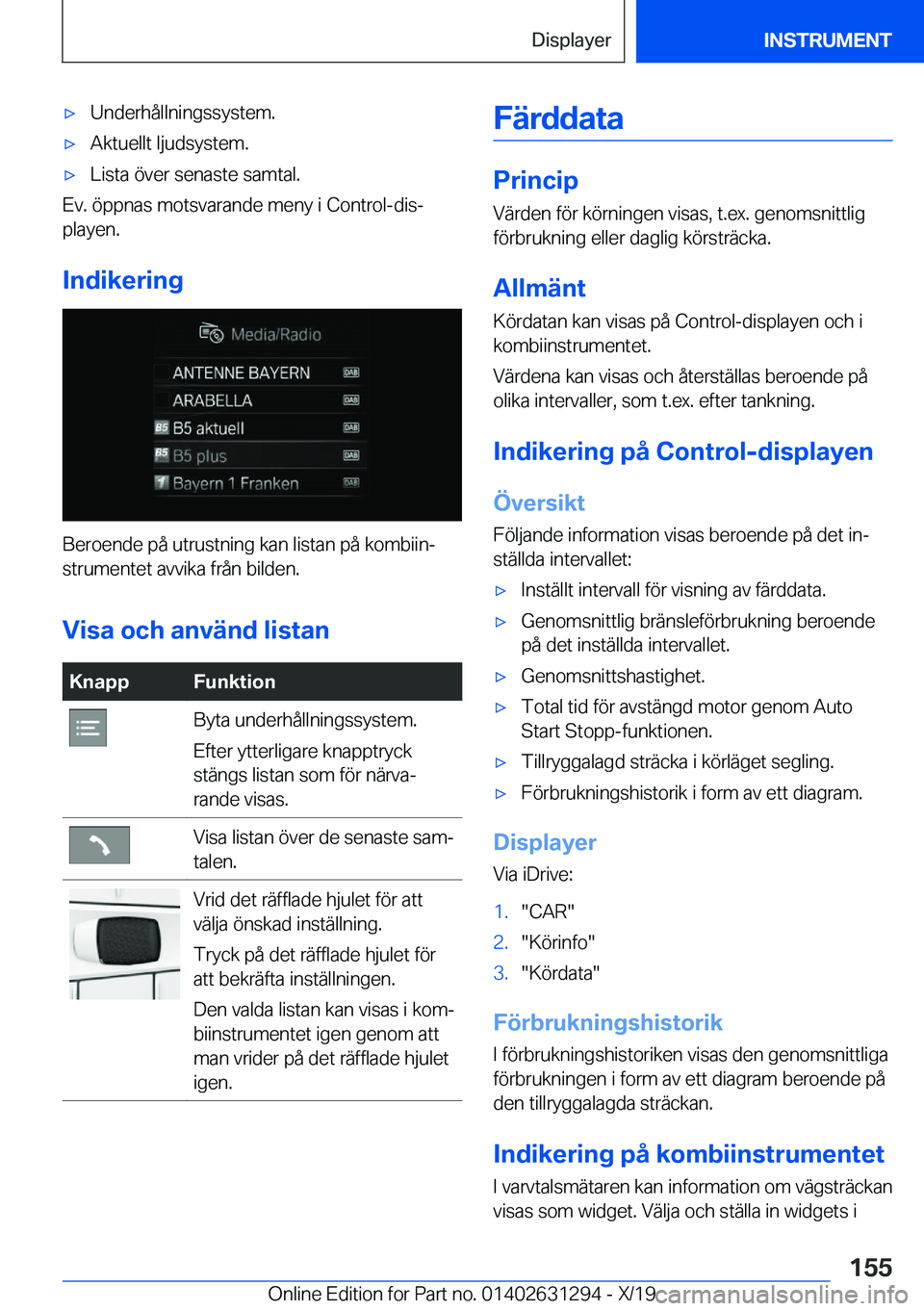 BMW M8 2020  InstruktionsbÖcker (in Swedish) 'x�U�n�d�e�r�h�å�l�l�n�i�n�g�s�s�y�s�t�e�m�.'x�A�k�t�u�e�l�l�t��l�j�u�d�s�y�s�t�e�m�.'x�L�i�s�t�a��