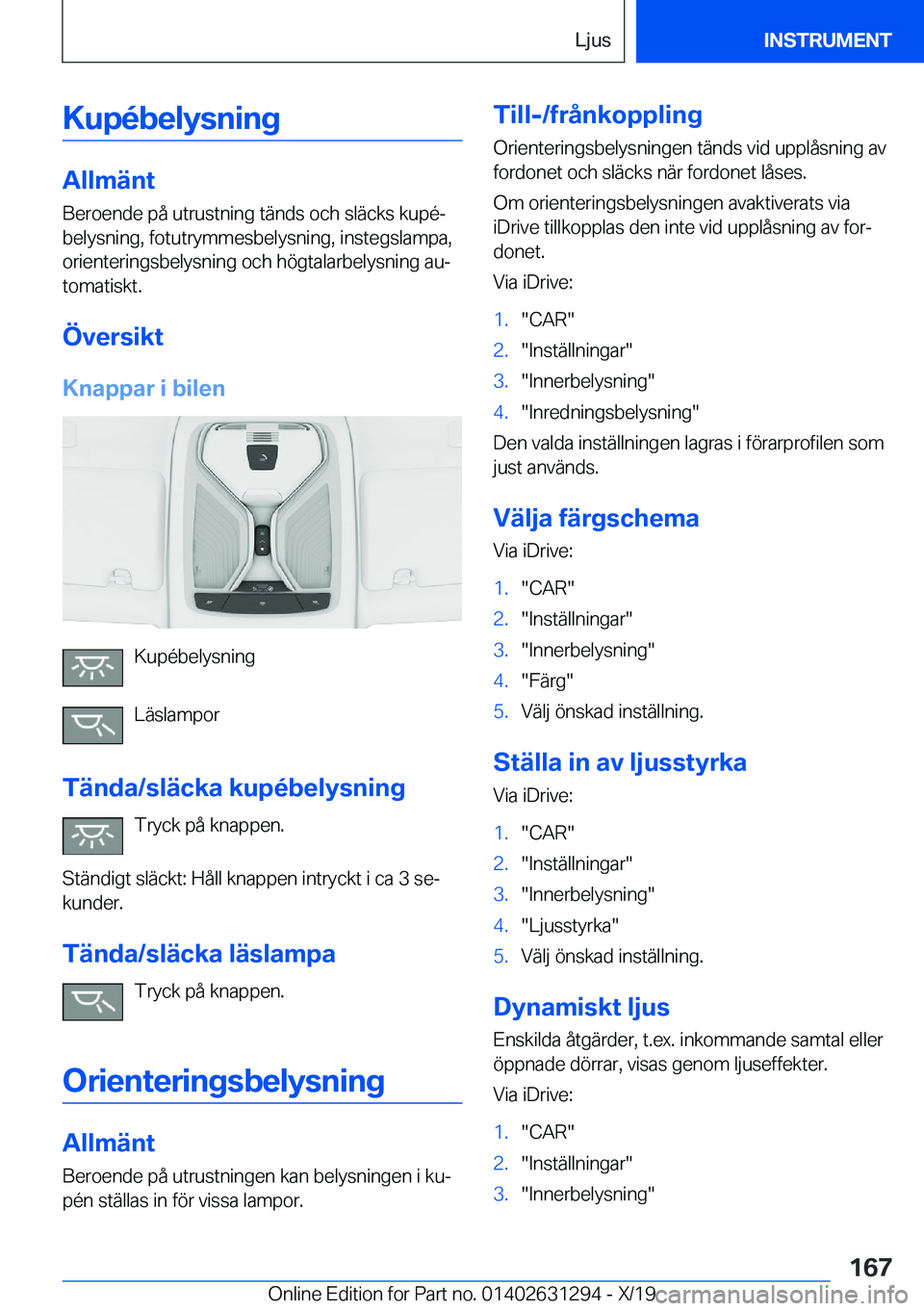 BMW M8 2020  InstruktionsbÖcker (in Swedish) �K�u�p�