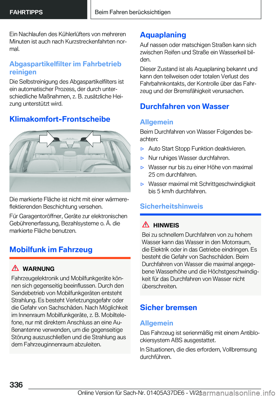 BMW M8 GRAN COUPE 2022  Betriebsanleitungen (in German) �E�i�n��N�a�c�h�l�a�u�f�e�n��d�e�s��K�