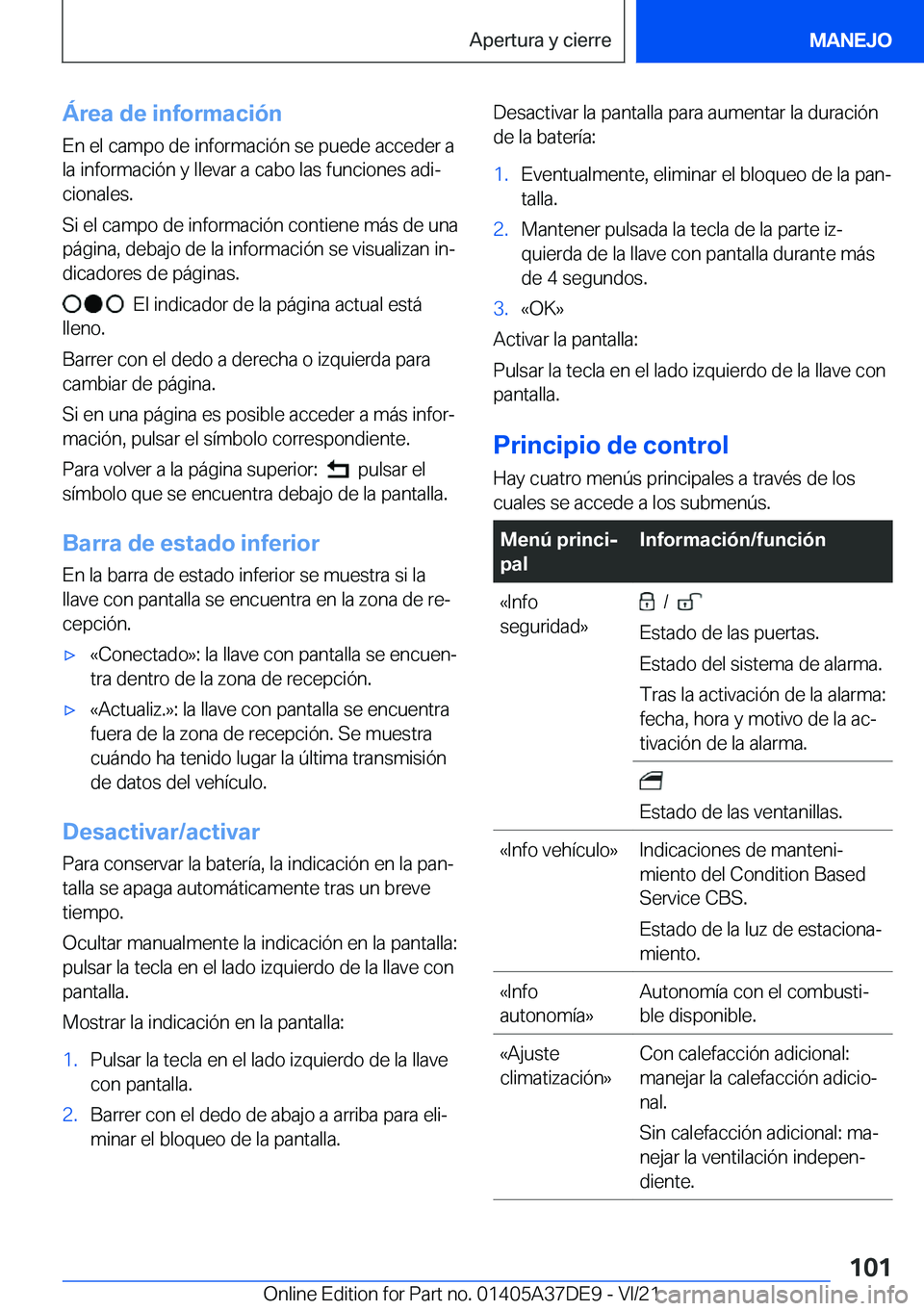 BMW M8 GRAN COUPE 2022  Manuales de Empleo (in Spanish) �