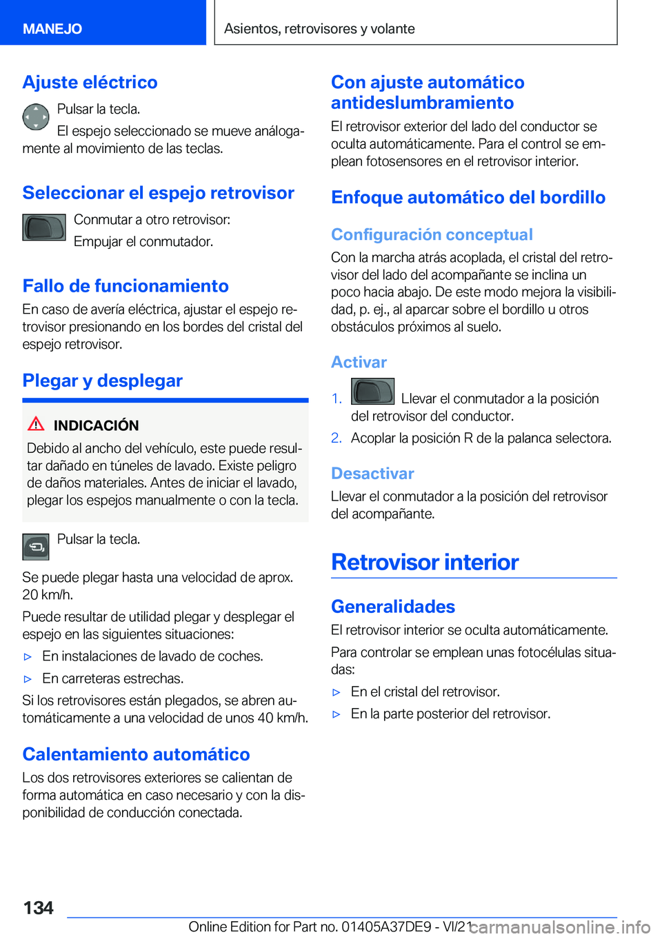 BMW M8 GRAN COUPE 2022  Manuales de Empleo (in Spanish) �A�j�u�s�t�e��e�l�