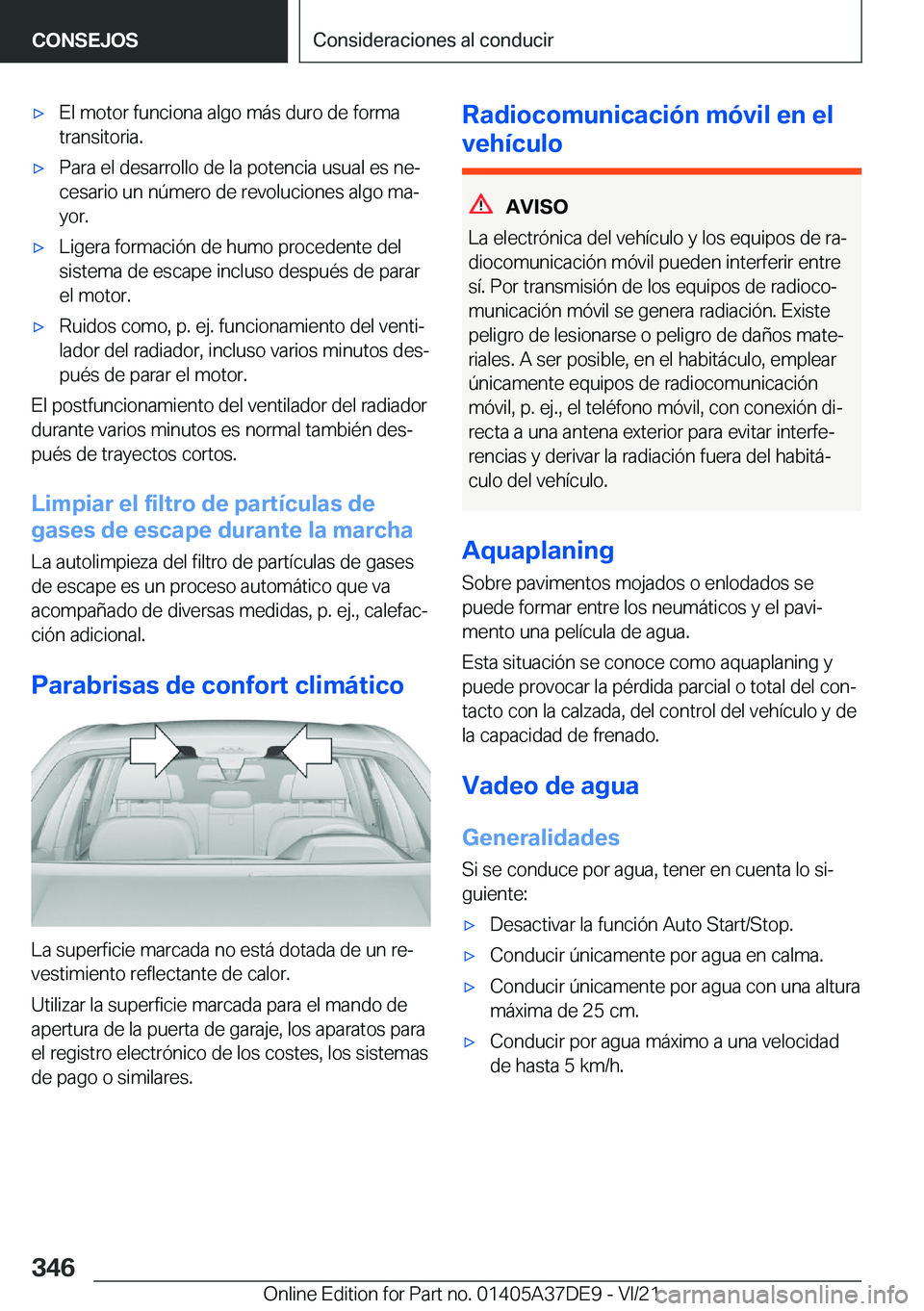 BMW M8 GRAN COUPE 2022  Manuales de Empleo (in Spanish) x�E�l��m�o�t�o�r��f�u�n�c�i�o�n�a��a�l�g�o��m�