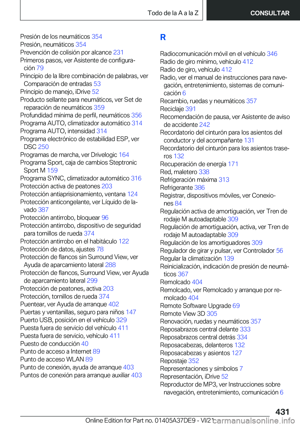 BMW M8 GRAN COUPE 2022  Manuales de Empleo (in Spanish) �P�r�e�s�i�