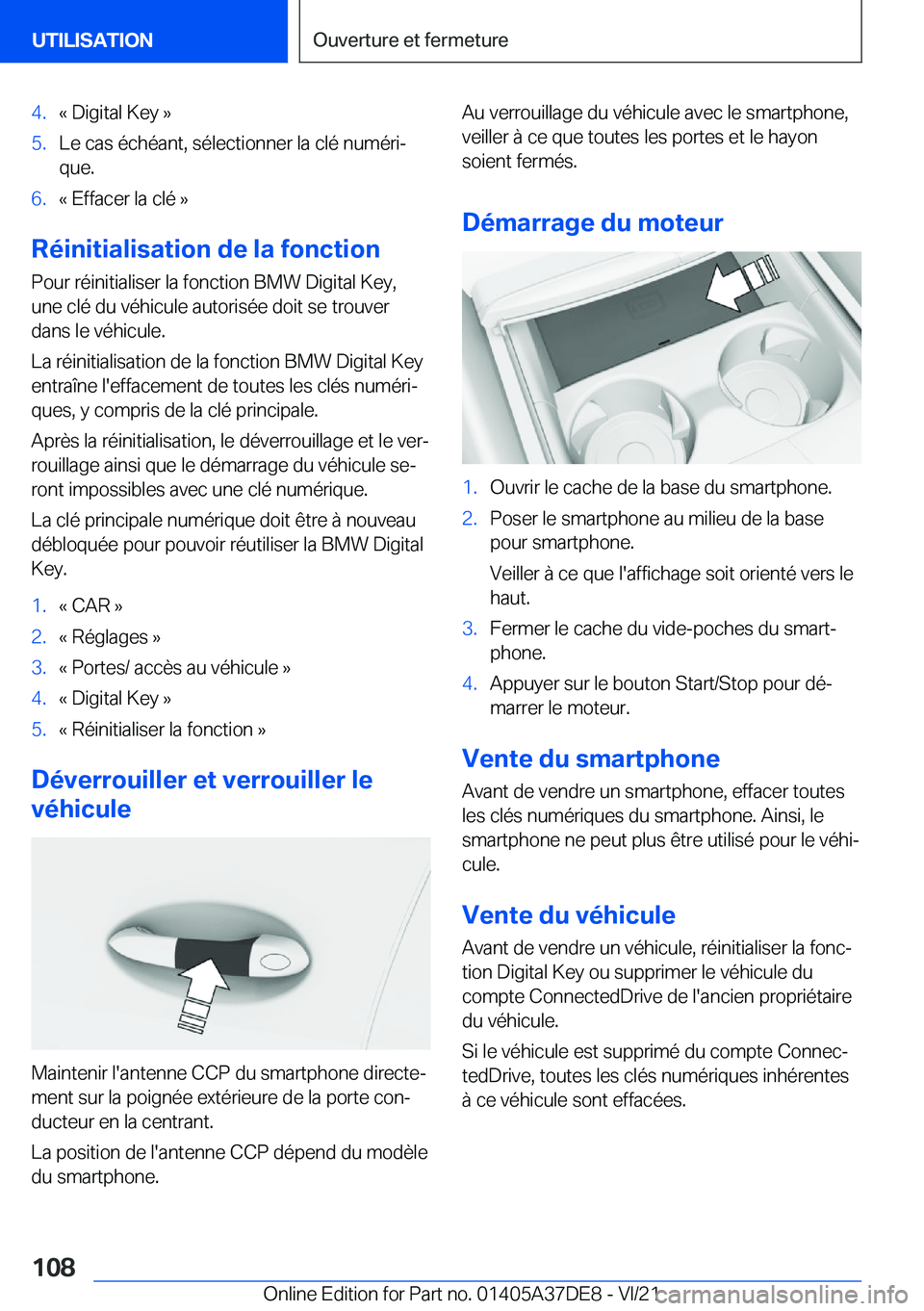 BMW M8 GRAN COUPE 2022  Notices Demploi (in French) �4�.�k��D�i�g�i�t�a�l��K�e�y��{�5�.�L�e��c�a�s��é�c�h�é�a�n�t�,��s�é�l�e�c�t�i�o�n�n�e�r��l�a��c�l�é��n�u�m�é�r�ij
�q�u�e�.�6�.�k��E�f�f�a�c�e�r��l�a��c�l�é��{
�R�é�i�n�i�t�i�a�l�