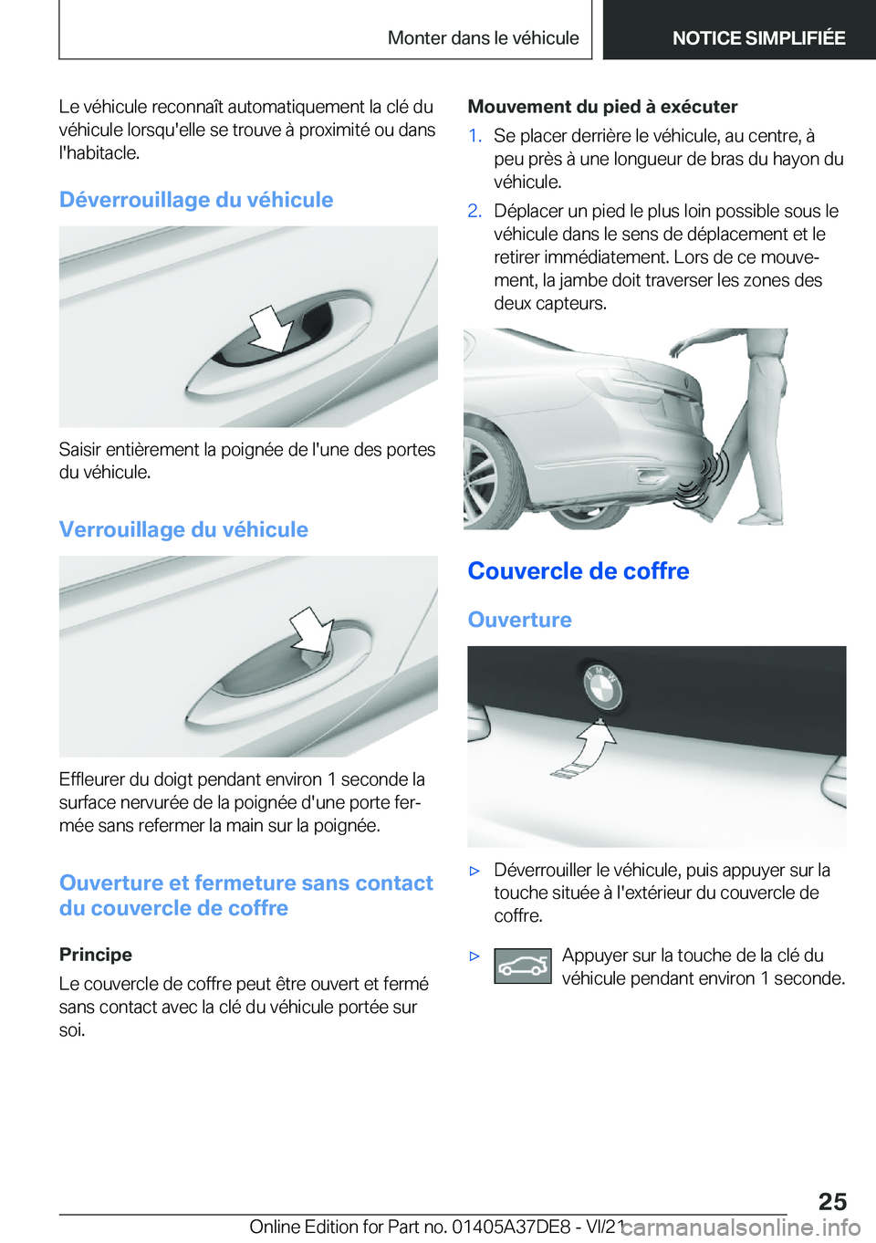 BMW M8 GRAN COUPE 2022  Notices Demploi (in French) �L�e��v�é�h�i�c�u�l�e��r�e�c�o�n�n�a�
