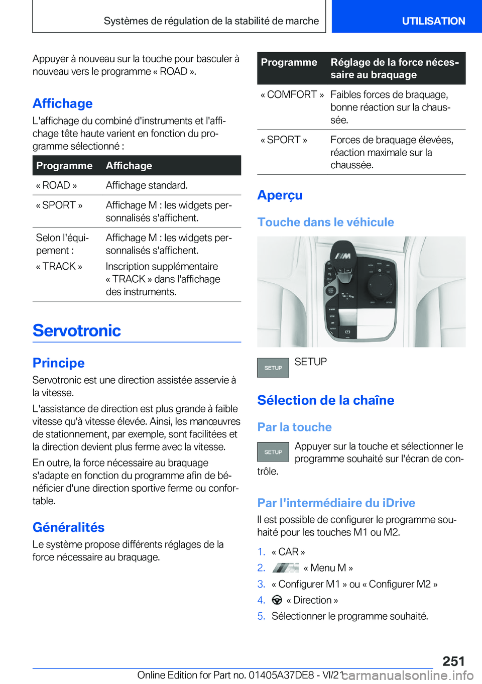 BMW M8 GRAN COUPE 2022  Notices Demploi (in French) �A�p�p�u�y�e�r��