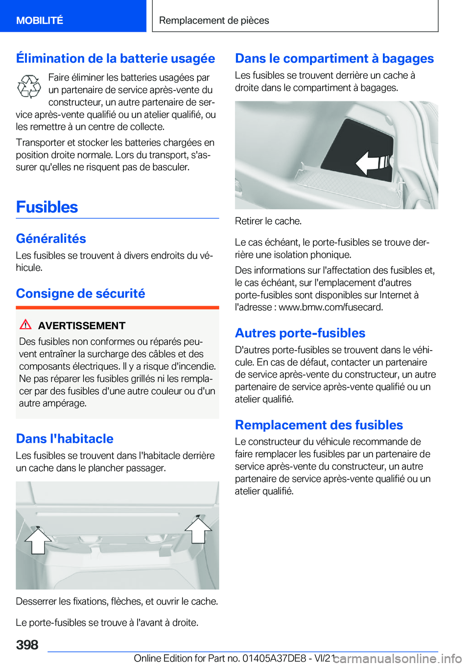 BMW M8 GRAN COUPE 2022  Notices Demploi (in French) �