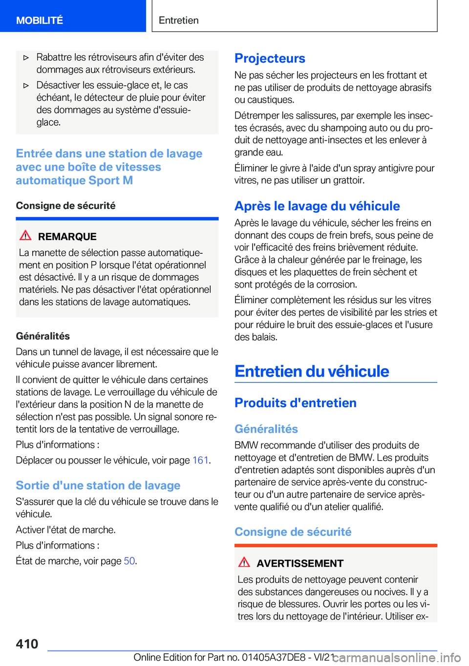 BMW M8 GRAN COUPE 2022  Notices Demploi (in French) 'x�R�a�b�a�t�t�r�e��l�e�s��r�é�t�r�o�v�i�s�e�u�r�s��a�f�i�n��d�'�é�v�i�t�e�r��d�e�s�d�o�m�m�a�g�e�s��a�u�x��r�é�t�r�o�v�i�s�e�u�r�s��e�x�t�é�r�i�e�u�r�s�.'x�D�é�s�a�c�t�i�v�e�