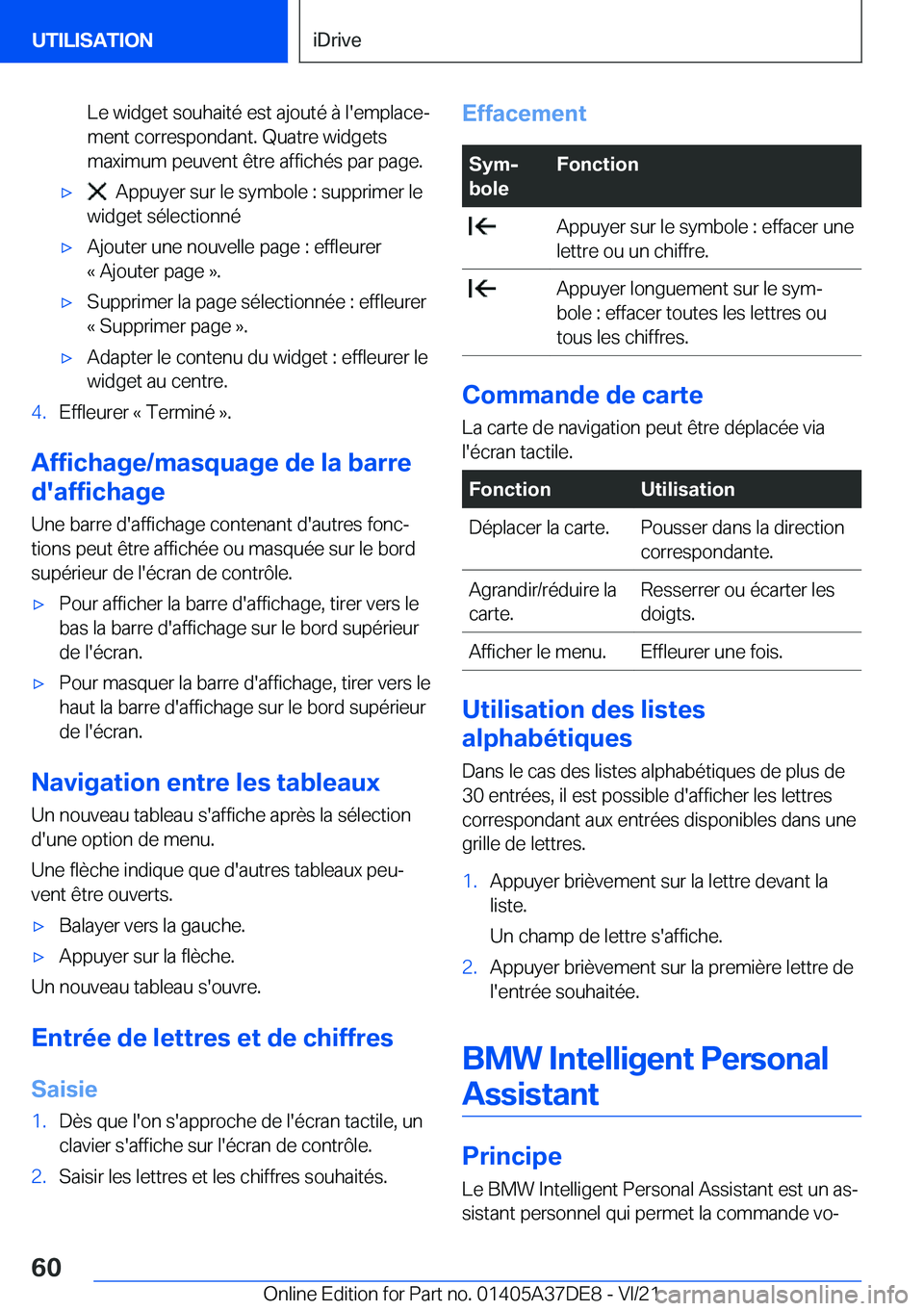 BMW M8 GRAN COUPE 2022  Notices Demploi (in French) �L�e��w�i�d�g�e�t��s�o�u�h�a�i�t�é��e�s�t��a�j�o�u�t�é��