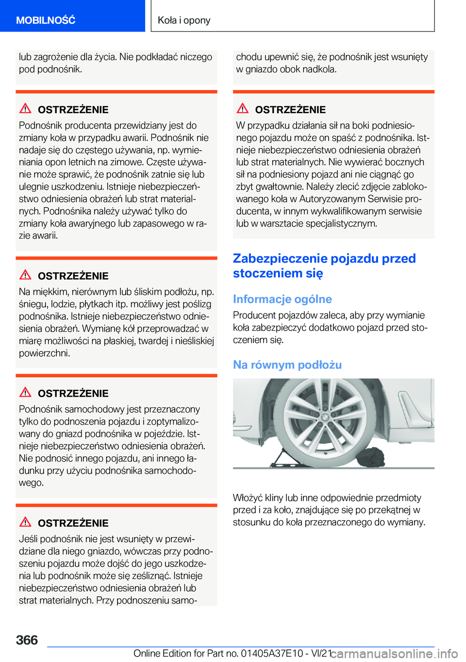 BMW M8 GRAN COUPE 2022  Instrukcja obsługi (in Polish) �l�u�b��z�a�g�r�o9�e�n�i�e��d�l�a�9�y�c�i�a�.��N�i�e��p�o�d�k�ł�a�d�a�