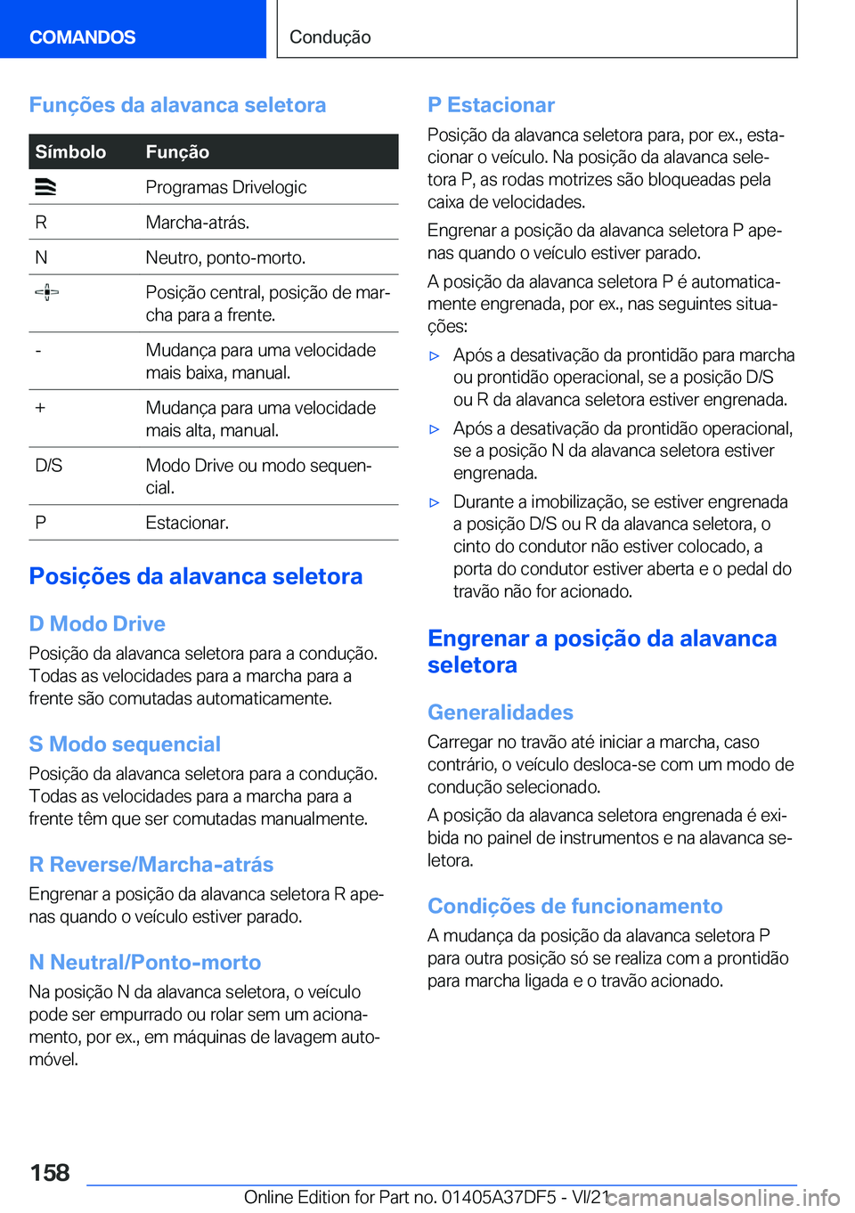 BMW M8 GRAN COUPE 2022  Manual do condutor (in Portuguese) �F�u�n�