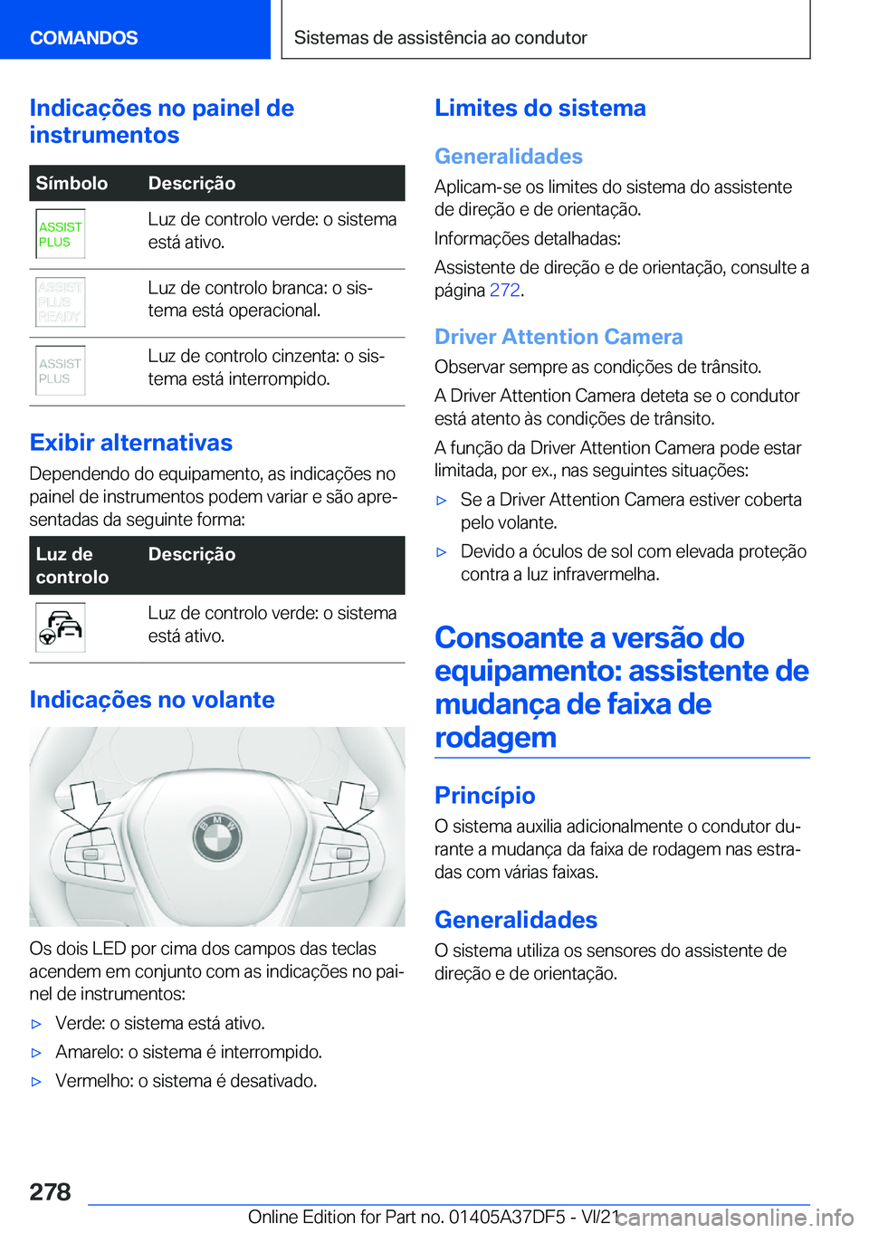 BMW M8 GRAN COUPE 2022  Manual do condutor (in Portuguese) �I�n�d�i�c�a�