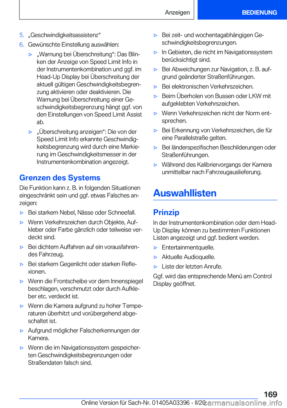 BMW M8 GRAN COUPE 2020  Betriebsanleitungen (in German) �5�.x�G�e�s�c�h�w�i�n�d�i�g�k�e�i�t�s�a�s�s�i�s�t�e�n�zv�6�.�G�e�w�