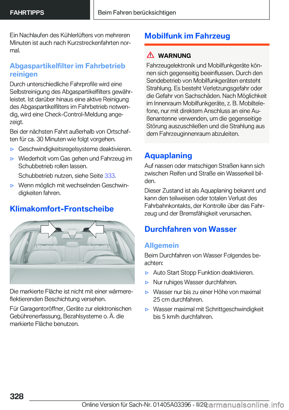 BMW M8 GRAN COUPE 2020  Betriebsanleitungen (in German) �E�i�n��N�a�c�h�l�a�u�f�e�n��d�e�s��K�