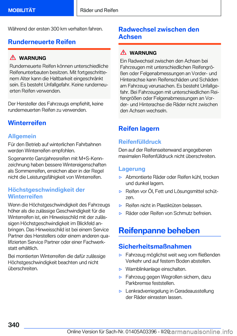BMW M8 GRAN COUPE 2020  Betriebsanleitungen (in German) �W�
