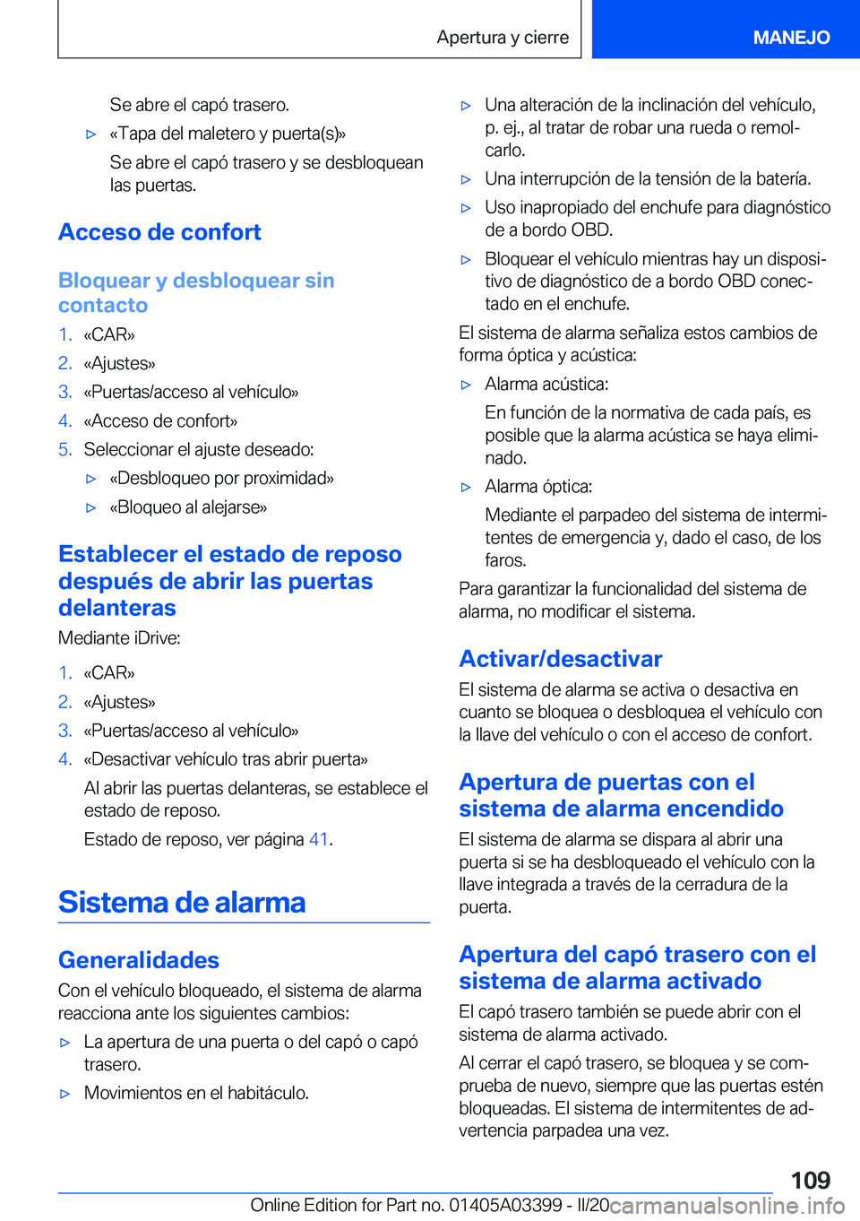 BMW M8 GRAN COUPE 2020  Manuales de Empleo (in Spanish) �S�e��a�b�r�e��e�l��c�a�p�