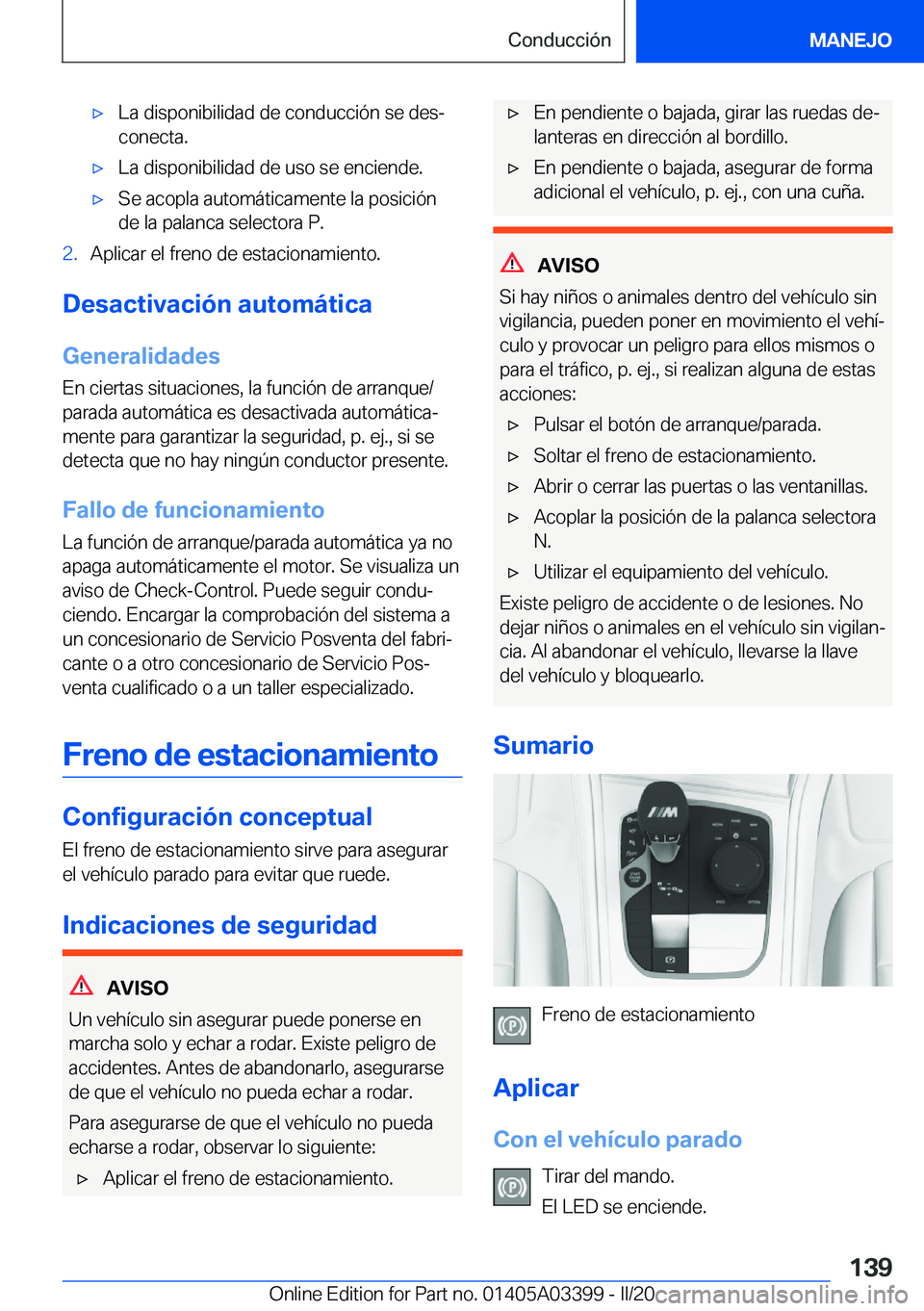 BMW M8 GRAN COUPE 2020  Manuales de Empleo (in Spanish) 'x�L�a��d�i�s�p�o�n�i�b�i�l�i�d�a�d��d�e��c�o�n�d�u�c�c�i�