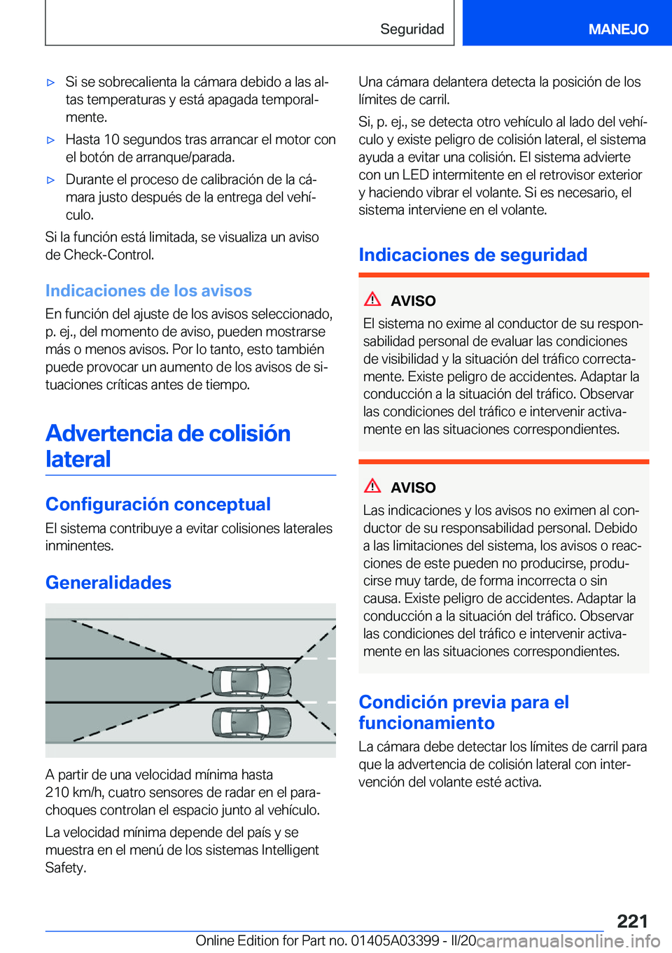 BMW M8 GRAN COUPE 2020  Manuales de Empleo (in Spanish) 'x�S�i��s�e��s�o�b�r�e�c�a�l�i�e�n�t�a��l�a��c�