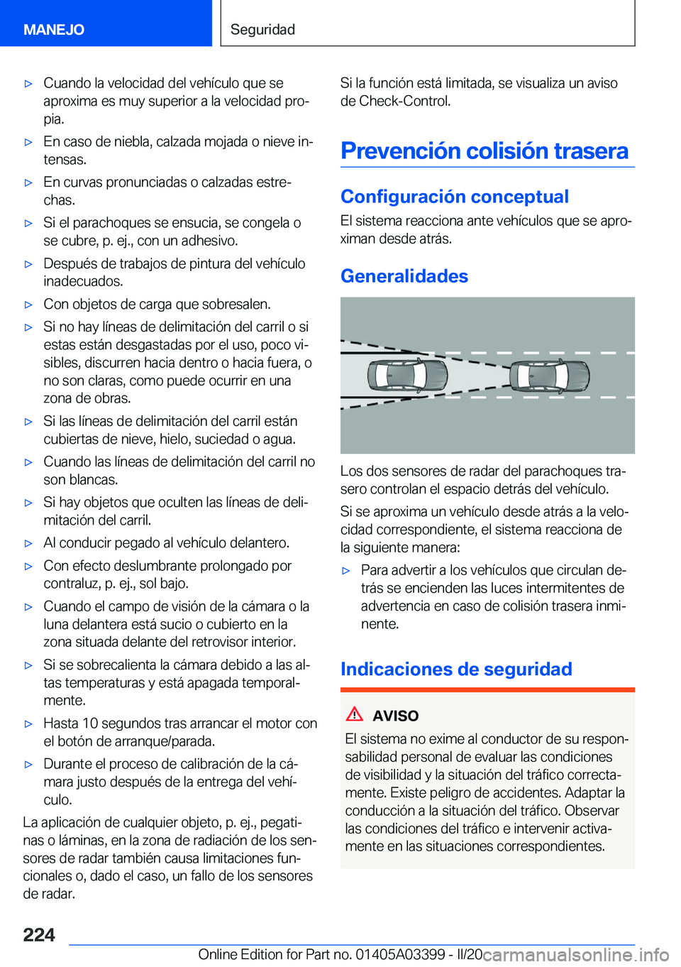 BMW M8 GRAN COUPE 2020  Manuales de Empleo (in Spanish) 'x�C�u�a�n�d�o��l�a��v�e�l�o�c�i�d�a�d��d�e�l��v�e�h�