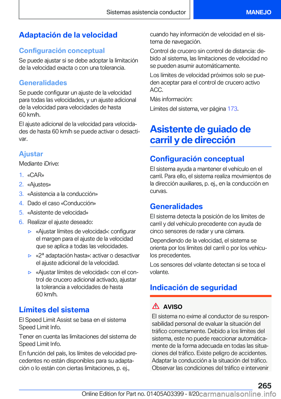 BMW M8 GRAN COUPE 2020  Manuales de Empleo (in Spanish) �A�d�a�p�t�a�c�i�