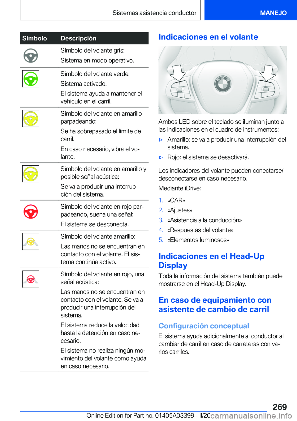 BMW M8 GRAN COUPE 2020  Manuales de Empleo (in Spanish) �S�