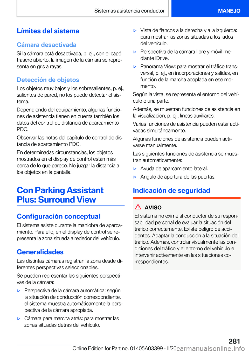 BMW M8 GRAN COUPE 2020  Manuales de Empleo (in Spanish) �L�