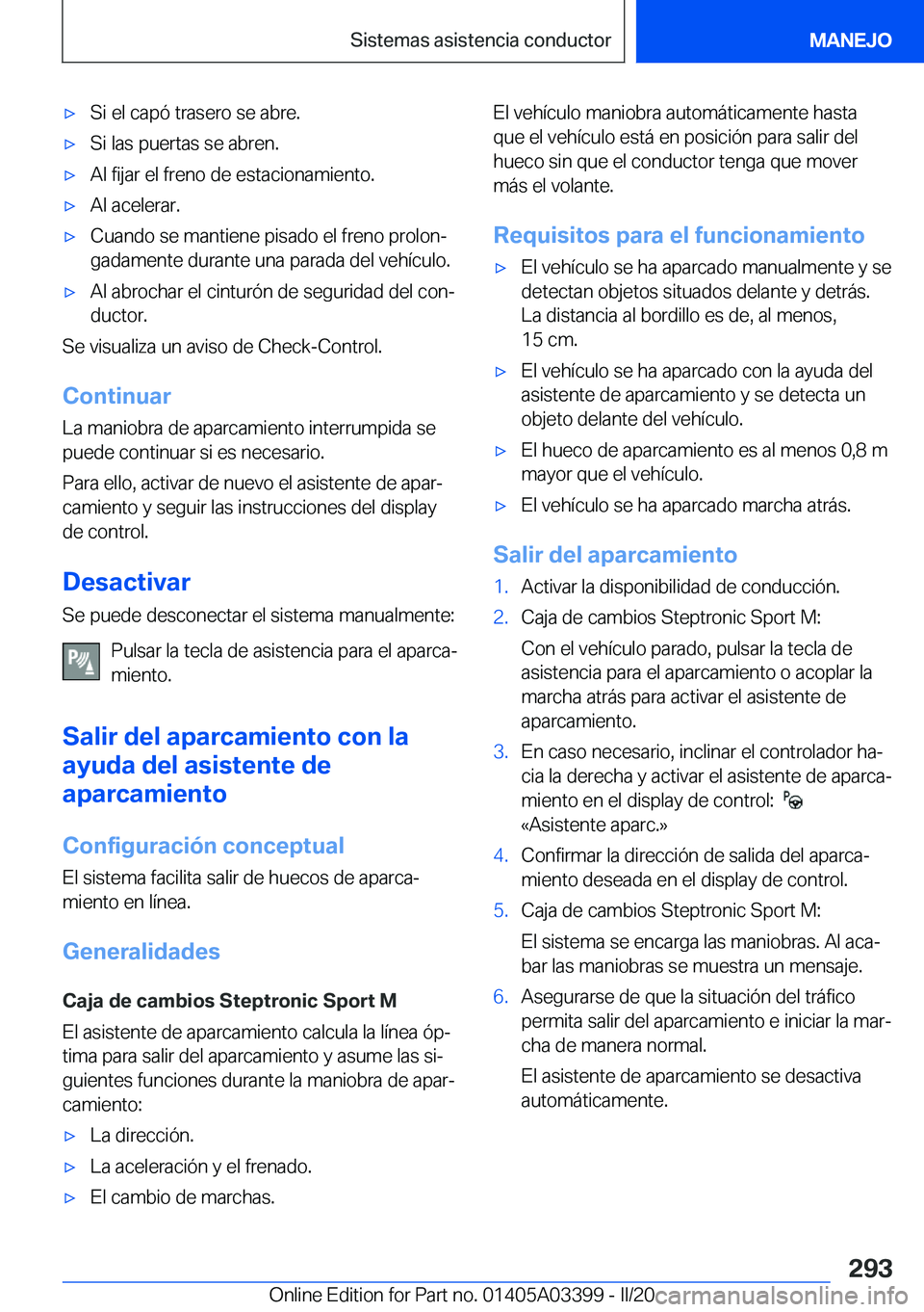 BMW M8 GRAN COUPE 2020  Manuales de Empleo (in Spanish) 'x�S�i��e�l��c�a�p�