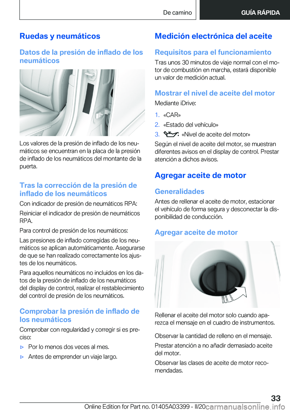 BMW M8 GRAN COUPE 2020  Manuales de Empleo (in Spanish) �R�u�e�d�a�s��y��n�e�u�m�