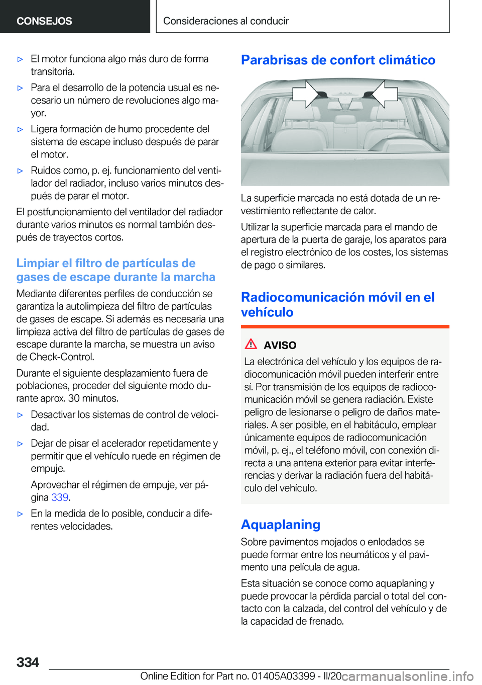 BMW M8 GRAN COUPE 2020  Manuales de Empleo (in Spanish) 'x�E�l��m�o�t�o�r��f�u�n�c�i�o�n�a��a�l�g�o��m�