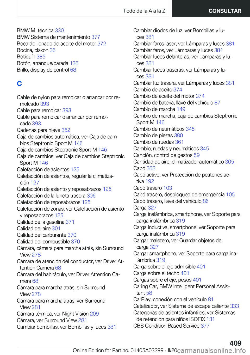 BMW M8 GRAN COUPE 2020  Manuales de Empleo (in Spanish) �B�M�W��M�,��t�