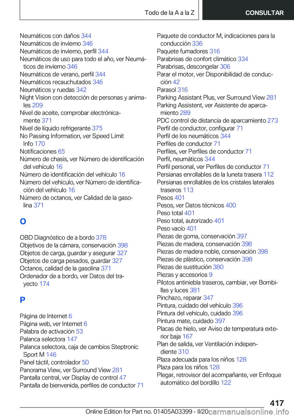 BMW M8 GRAN COUPE 2020  Manuales de Empleo (in Spanish) �N�e�u�m�