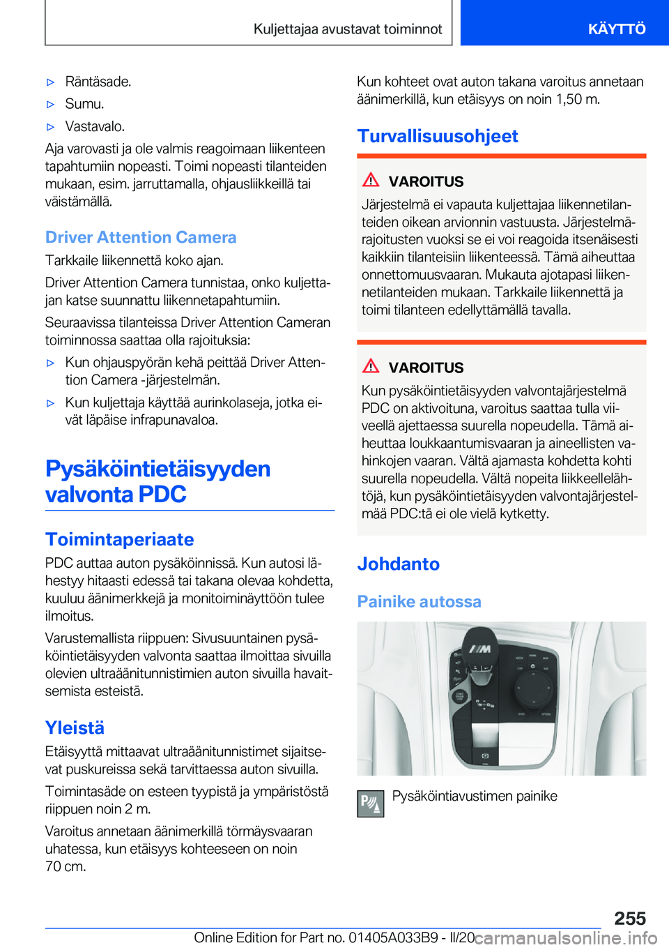 BMW M8 GRAN COUPE 2020  Omistajan Käsikirja (in Finnish) 'x�R�