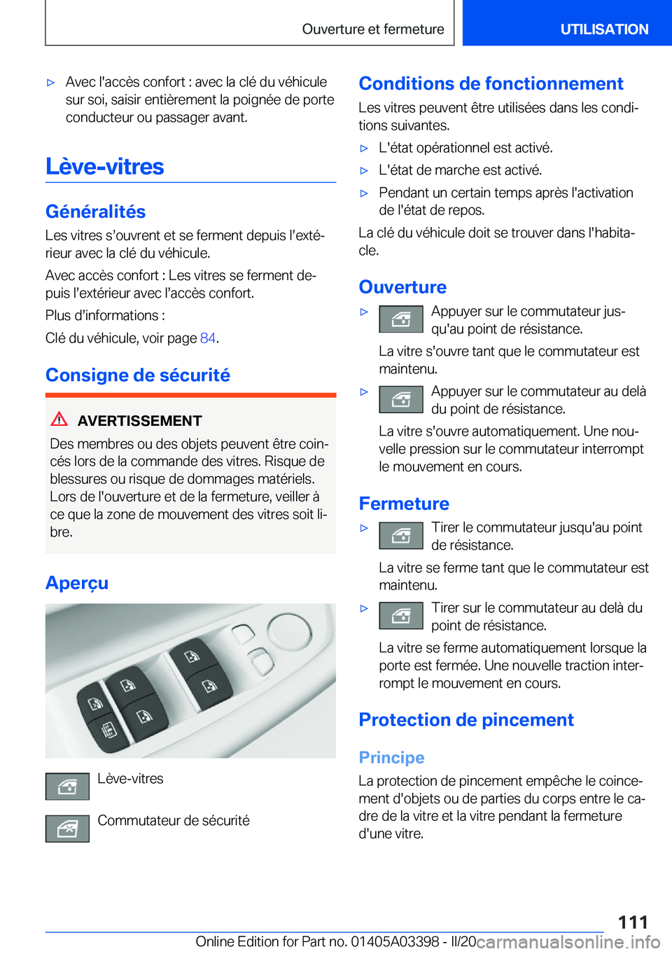 BMW M8 GRAN COUPE 2020  Notices Demploi (in French) 'x�A�v�e�c��l�'�a�c�c�è�s��c�o�n�f�o�r�t��:��a�v�e�c��l�a��c�l�é��d�u��v�é�h�i�c�u�l�e�s�u�r��s�o�i�,��s�a�i�s�i�r��e�n�t�i�è�r�e�m�e�n�t��l�a��p�o�i�g�n�é�e��d�e��p�o�r�t�