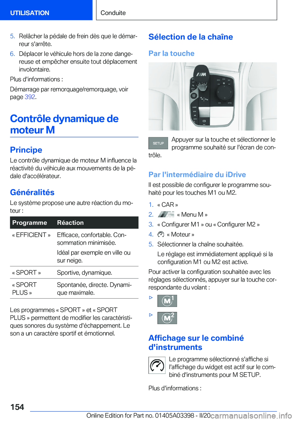 BMW M8 GRAN COUPE 2020  Notices Demploi (in French) �5�.�R�e�l�