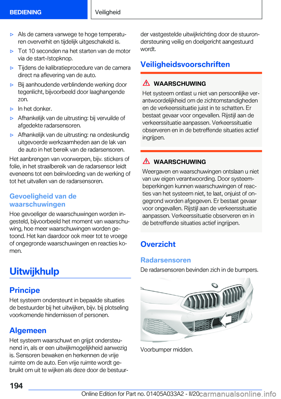 BMW M8 GRAN COUPE 2020  Instructieboekjes (in Dutch) 'x�A�l�s��d�e��c�a�m�e�r�a��v�a�n�w�e�g�e��t�e��h�o�g�e��t�e�m�p�e�r�a�t�uj�r�e�n��o�v�e�r�v�e�r�h�i�t��e�n��t�i�j�d�e�l�i�j�k��u�i�t�g�e�s�c�h�a�k�e�l�d��i�s�.'x�T�o�t��1�0��s�e