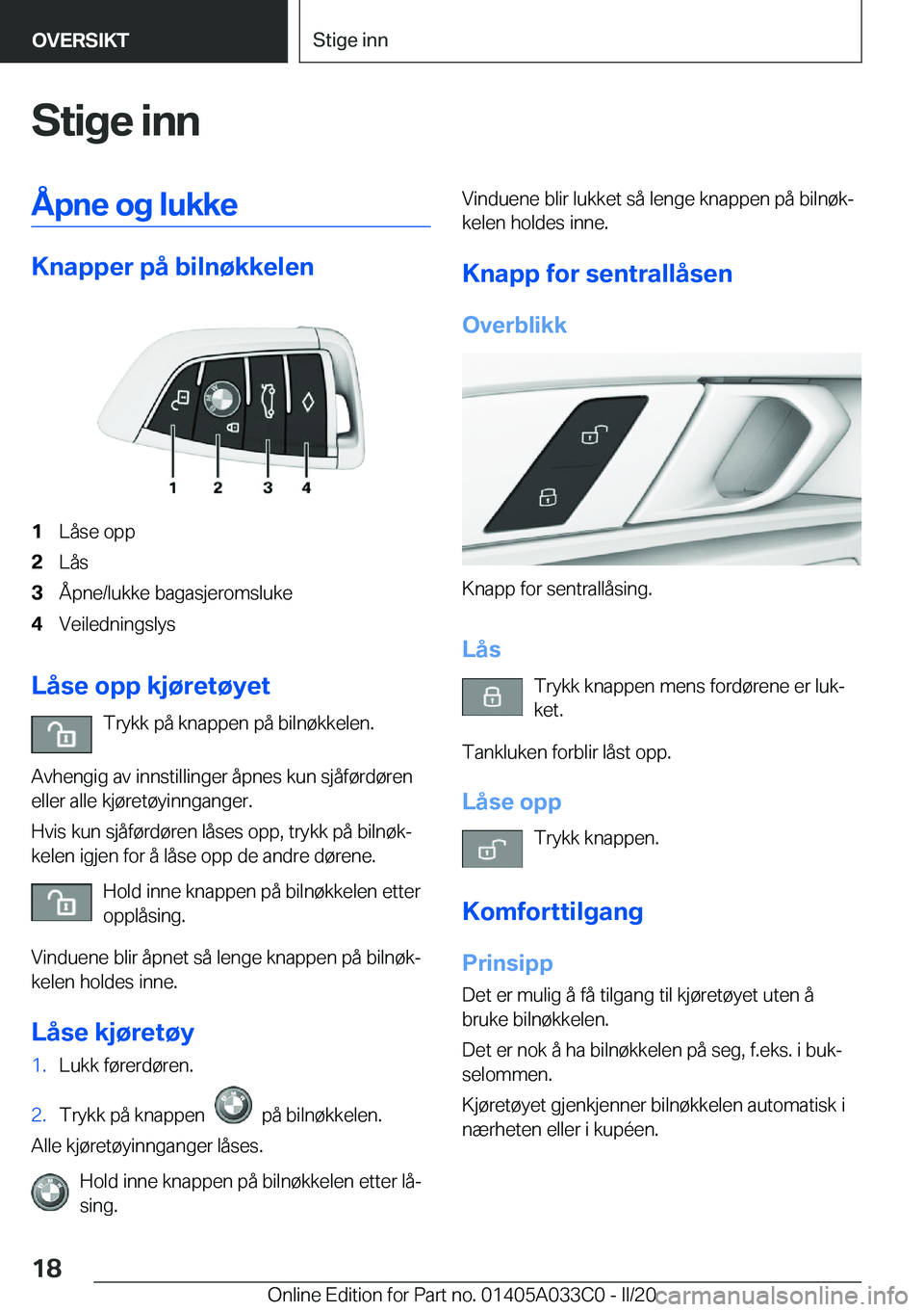 BMW M8 GRAN COUPE 2020  InstruksjonsbØker (in Norwegian) �S�t�i�g�e��i�n�n�