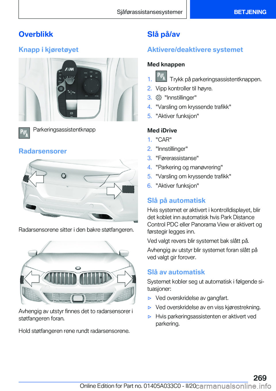 BMW M8 GRAN COUPE 2020  InstruksjonsbØker (in Norwegian) �O�v�e�r�b�l�i�k�k�K�n�a�p�p��i��k�j�