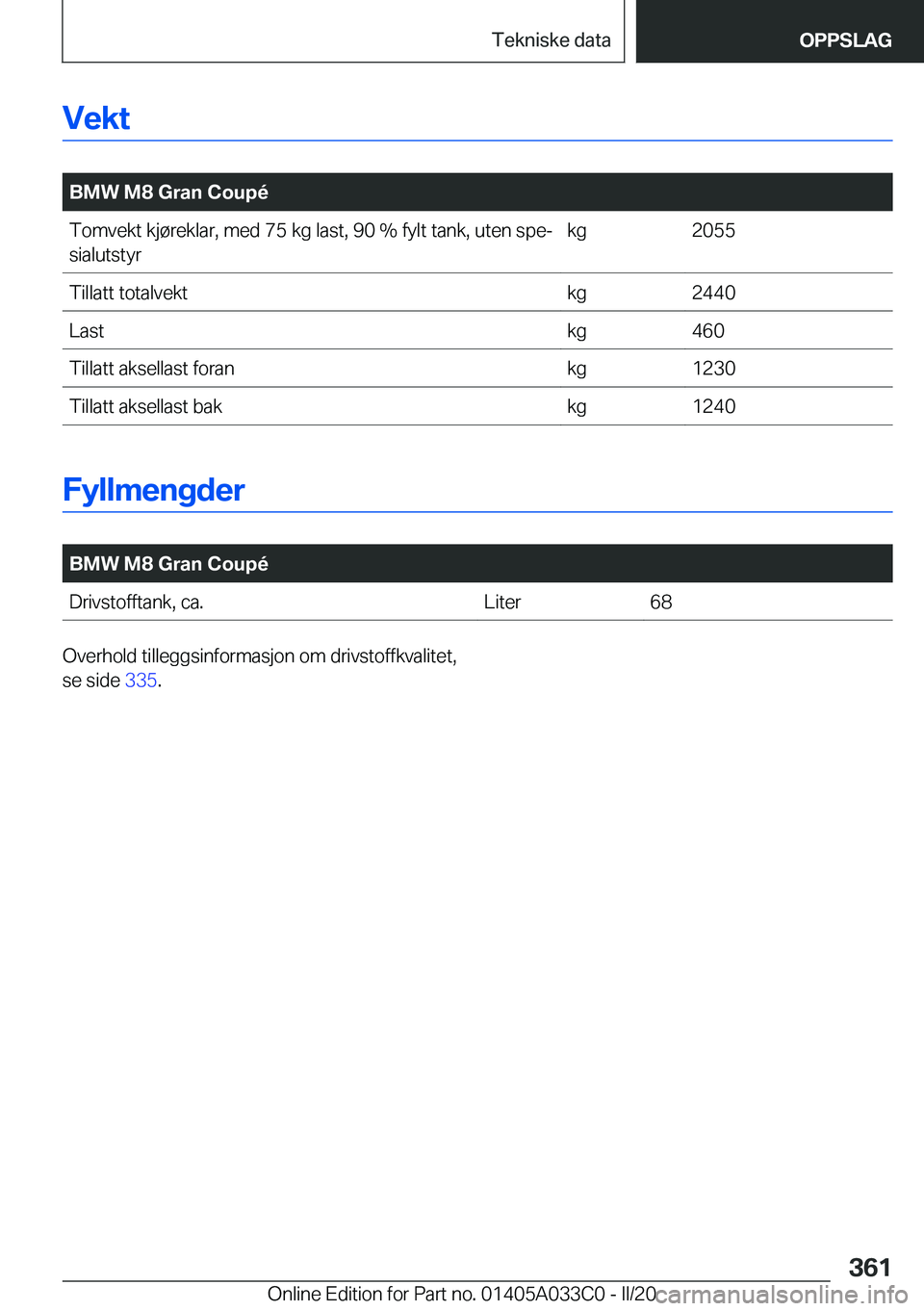 BMW M8 GRAN COUPE 2020  InstruksjonsbØker (in Norwegian) �V�e�k�t
�
�B�M�W��M�8��G�r�a�n��C�o�u�p�