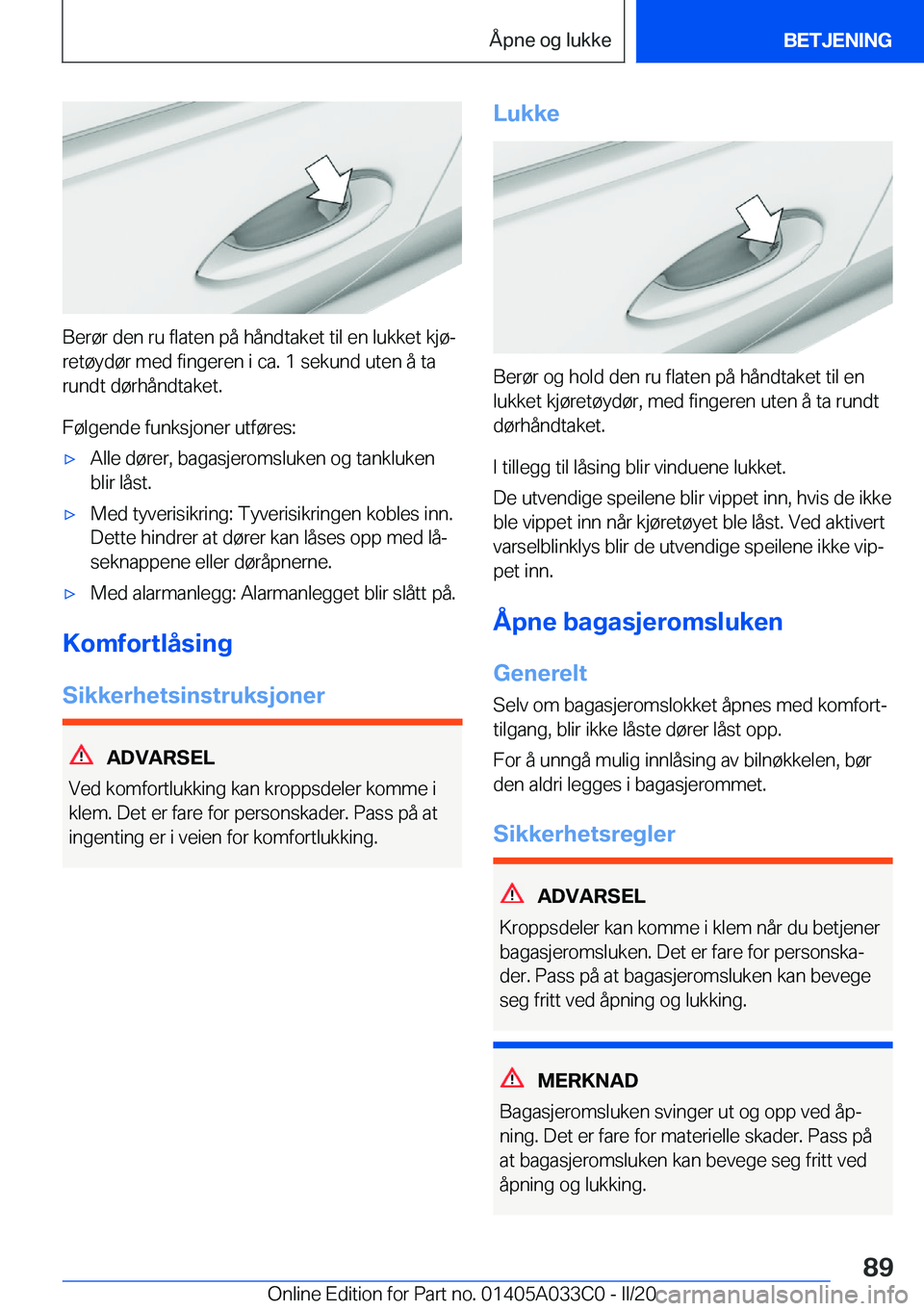 BMW M8 GRAN COUPE 2020  InstruksjonsbØker (in Norwegian) �B�e�r�
