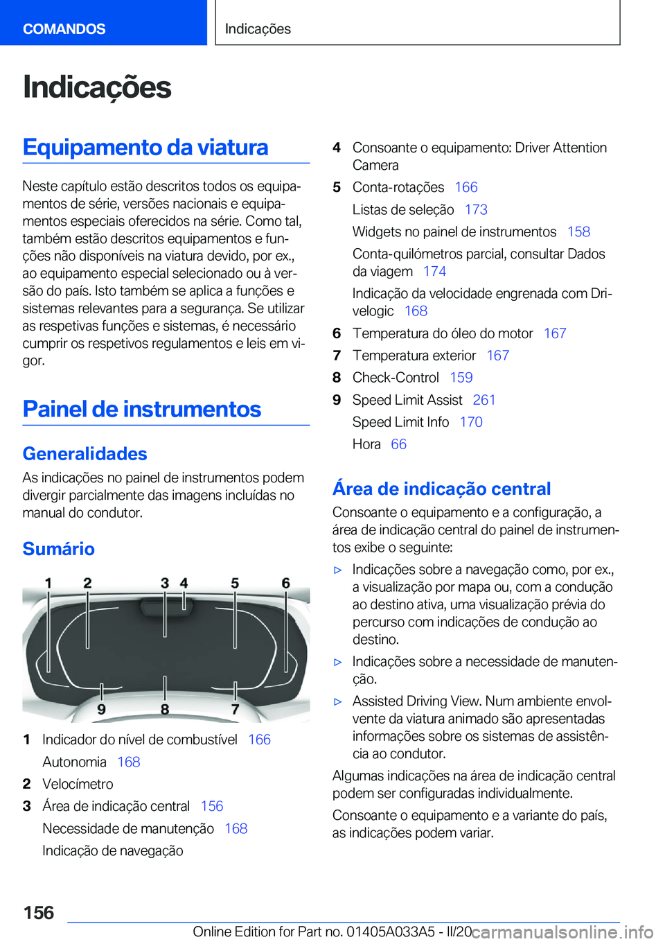 BMW M8 GRAN COUPE 2020  Manual do condutor (in Portuguese) �I�n�d�i�c�a�