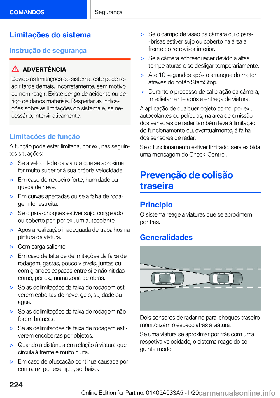 BMW M8 GRAN COUPE 2020  Manual do condutor (in Portuguese) �L�i�m�i�t�a�