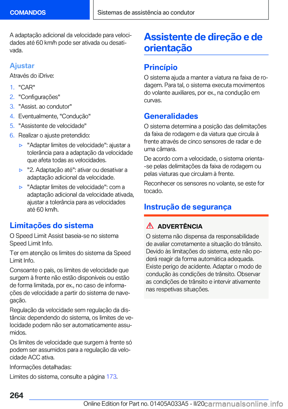 BMW M8 GRAN COUPE 2020  Manual do condutor (in Portuguese) �A��a�d�a�p�t�a�