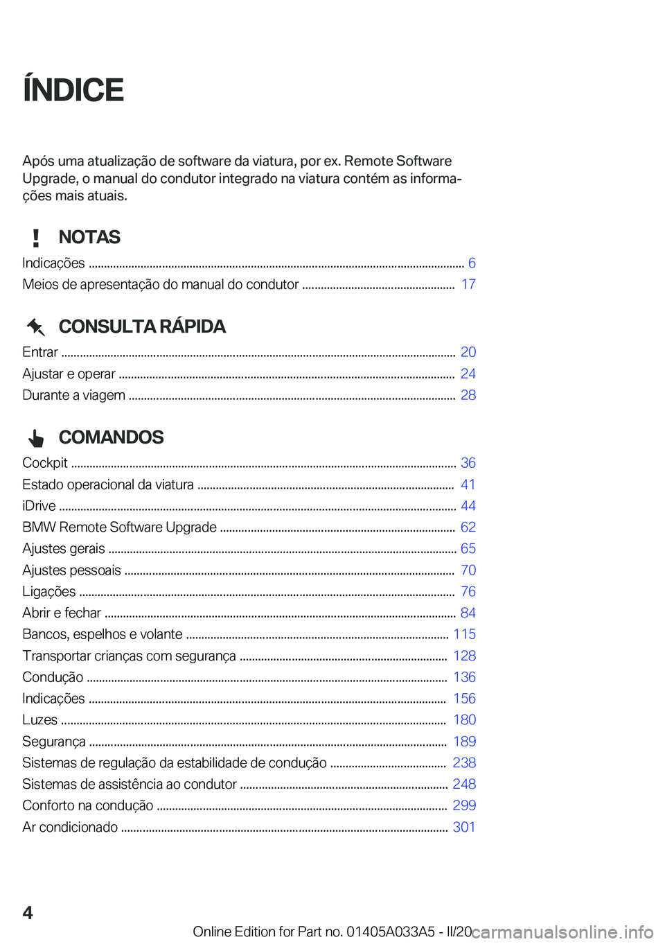 BMW M8 GRAN COUPE 2020  Manual do condutor (in Portuguese) �
