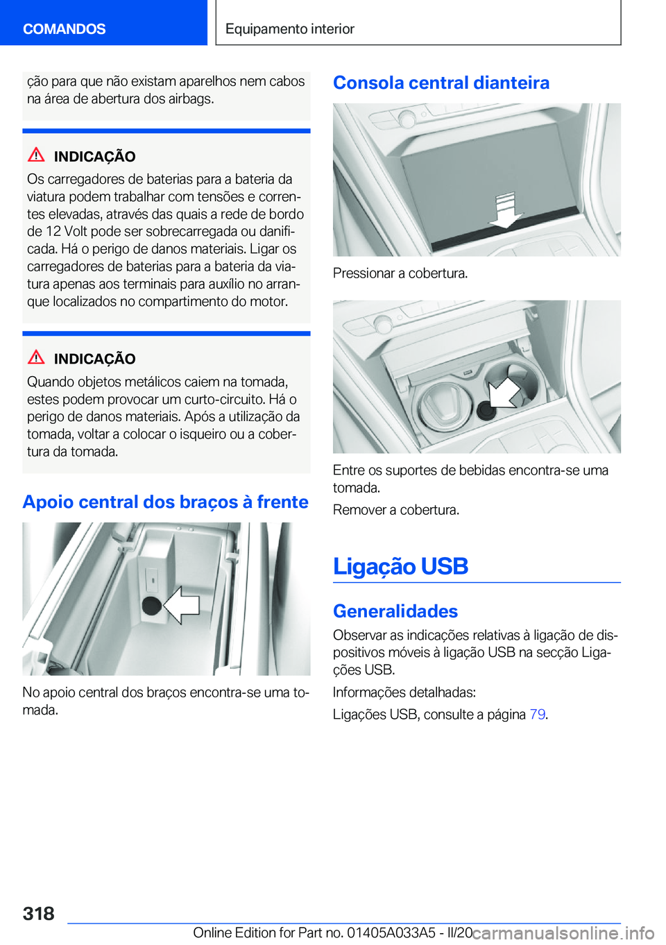 BMW M8 GRAN COUPE 2020  Manual do condutor (in Portuguese) �