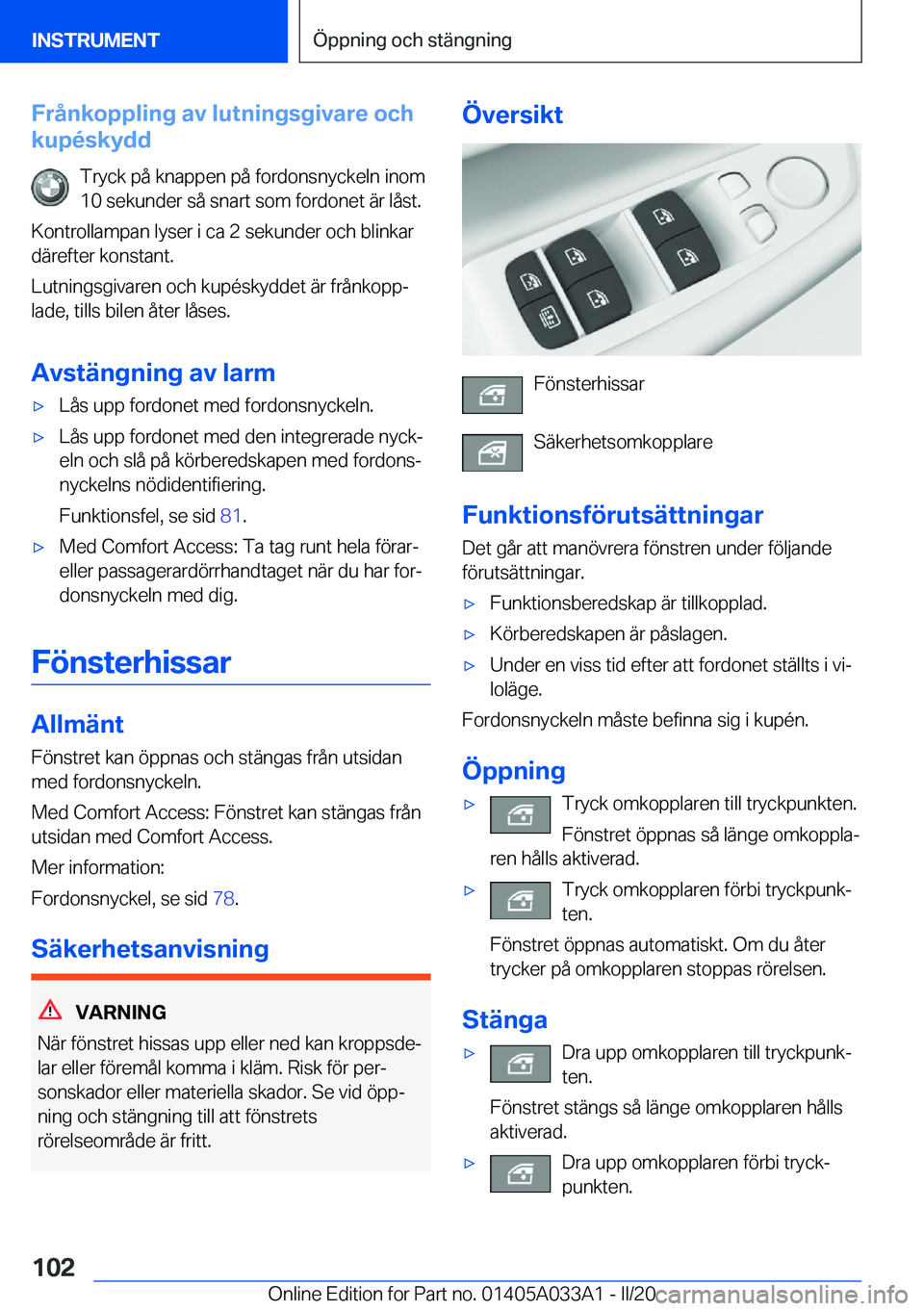 BMW M8 GRAN COUPE 2020  InstruktionsbÖcker (in Swedish) �F�r�å�n�k�o�p�p�l�i�n�g��a�v��l�u�t�n�i�n�g�s�g�i�v�a�r�e��o�c�h
�k�u�p�